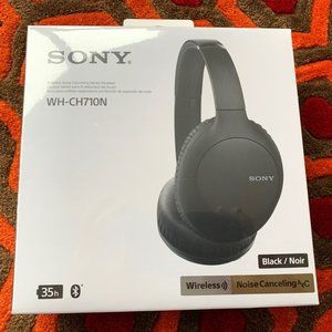Sony WH-CH710N Wireless Noise Canceling Stereo Headset Black headphones
